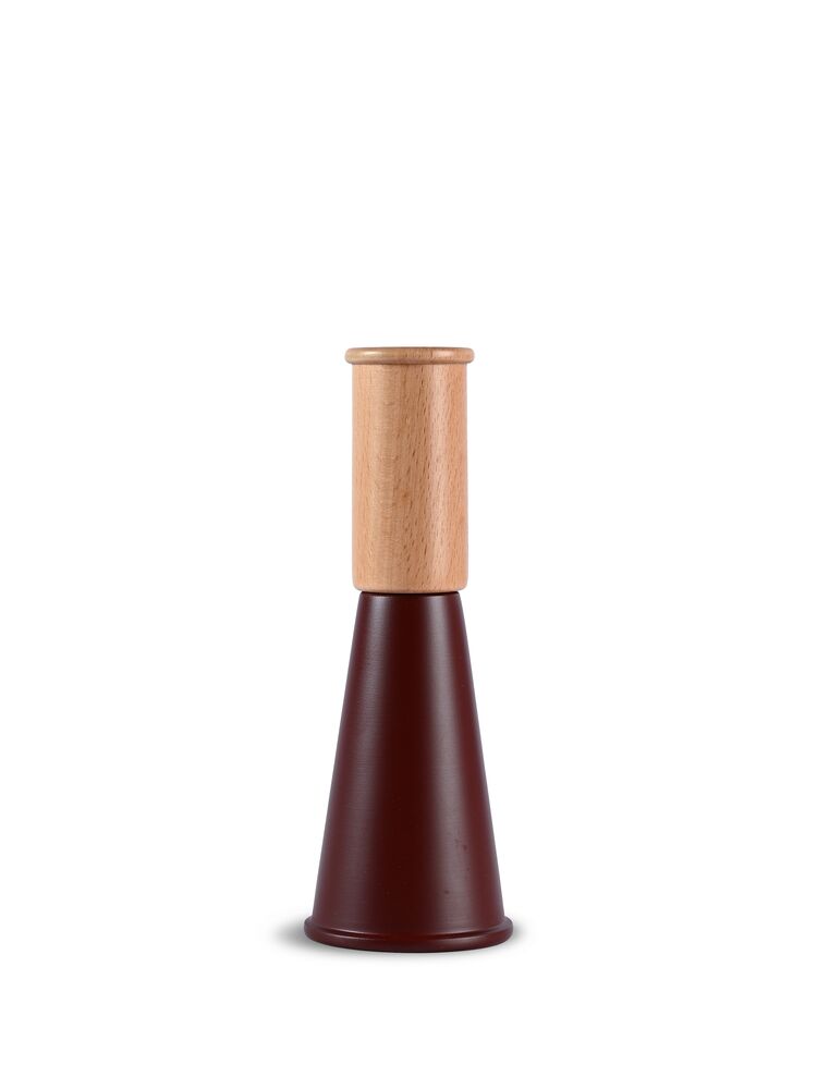 GURKEN SALT AND PEPPER MILL MEDIUM, DARK RED/BROWN