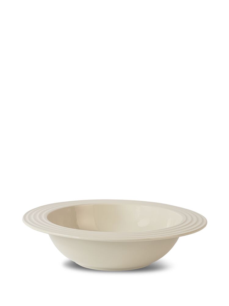 COFFEE & MORE DEEP PLATE, BEIGE