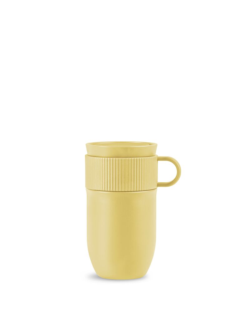 TED THERMAL MUG, YELLOW