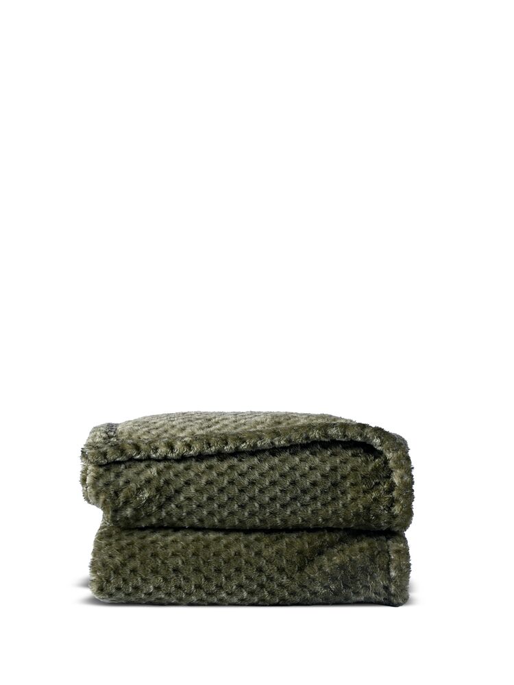 ANNI FLEECE PLAID, GREEN