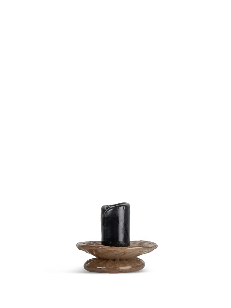 CANDLESTICK LARA XS, BLACK/BEIGE